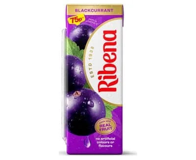 Ribena Blackcurrant 75p 24 x 250ml