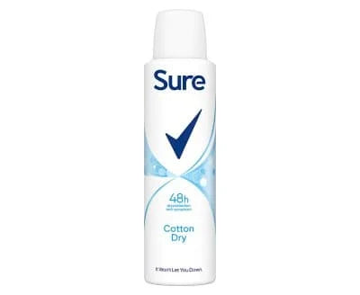Sure Cotton Fresh Antiperspirant (W) 6 x 150ml