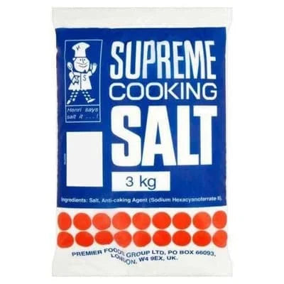 Supreme Cooking Salt Bag 4 x 3kg