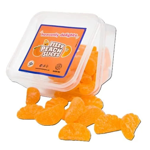 HD Fizzy Peach Slices Tub 140g