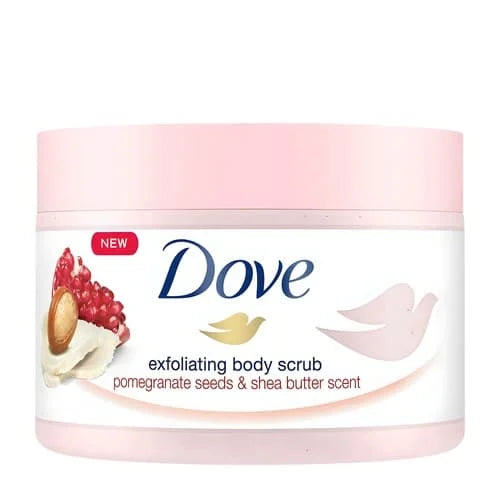 Dove Shower Scrub - Pomgranate 4 x 225ml