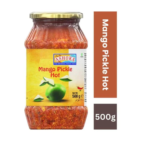 Ashoka Mango Pickle Hot 2for3 6 x 500g