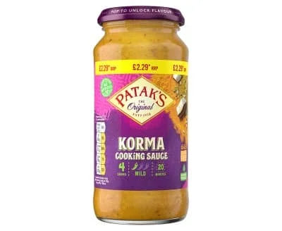 Pataks Korma Sauce 6 x 450g