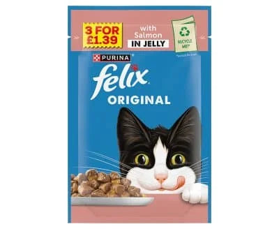 Felix Original Salmon In Jelly 24 x 85g