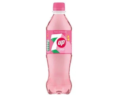 7UP Zero Sugar Pink Lemonade 24 x 500ml