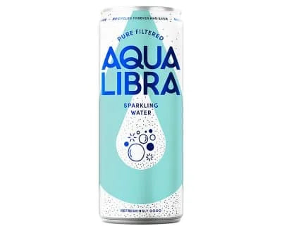 Aqua Libra Sparkling Water Can 24 x 330ml