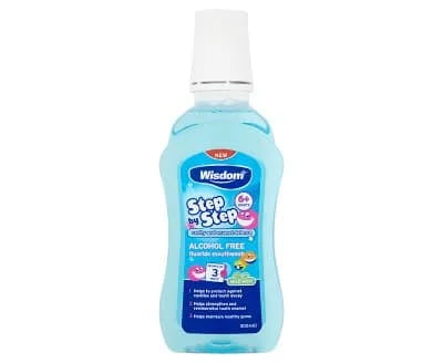 Wisdom Mouthwash Kids - Mint 8 x 300ml