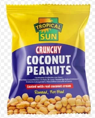 Tropical Sun Crunchy Coconut Peanut 12 x 50g