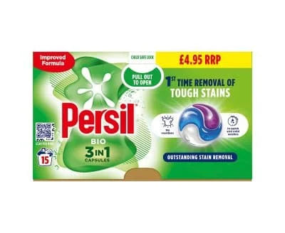 Persil 3In1 Bio Capsules 15W 4 x 316.5g