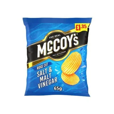 McCoys Salt & Malt Vinegar 20 x 65g