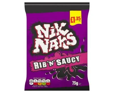 Nik Nak Rib N Saucy 20 x 75g