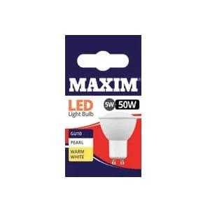 Maxim LED 5w 50w GU10 Pearl WW 10s