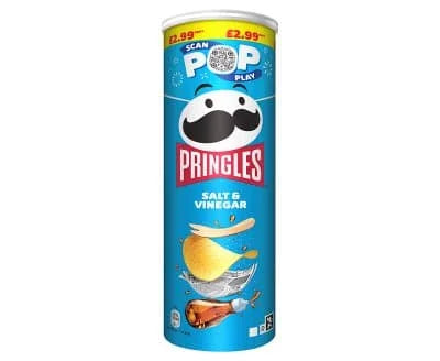 Pringles Salt & Vinegar 6 x 165g
