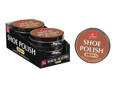 151 Shoe Polish Brown Tin 6 x 80g
