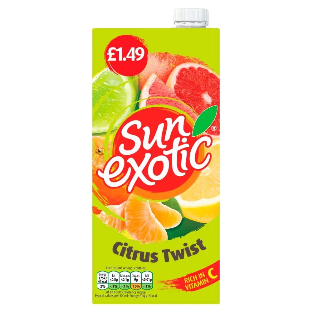 Sun Exotic Citrus Twist 12 x 1ltr