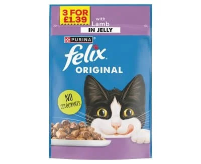 Felix Original Lamb in Jelly 24 x 85g