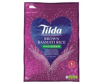 Tilda Brown Basmati Rice 5kg