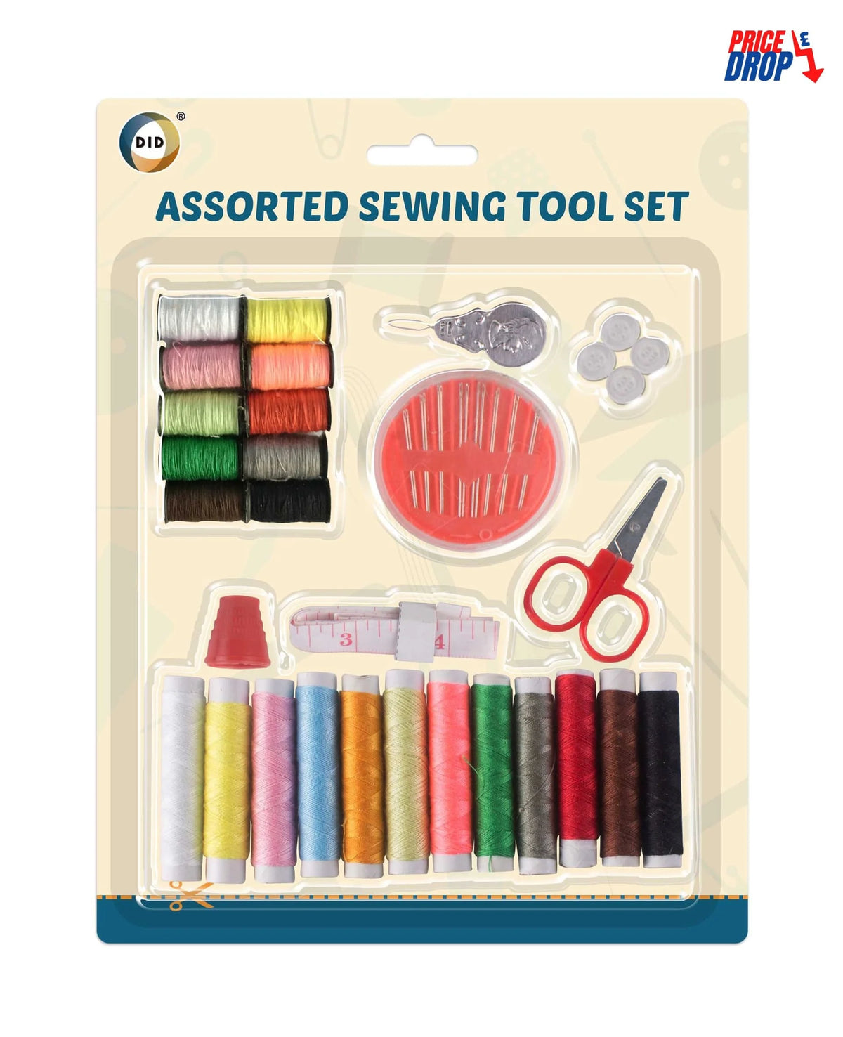 DID Assorted Sewing Tool Set 31pcs