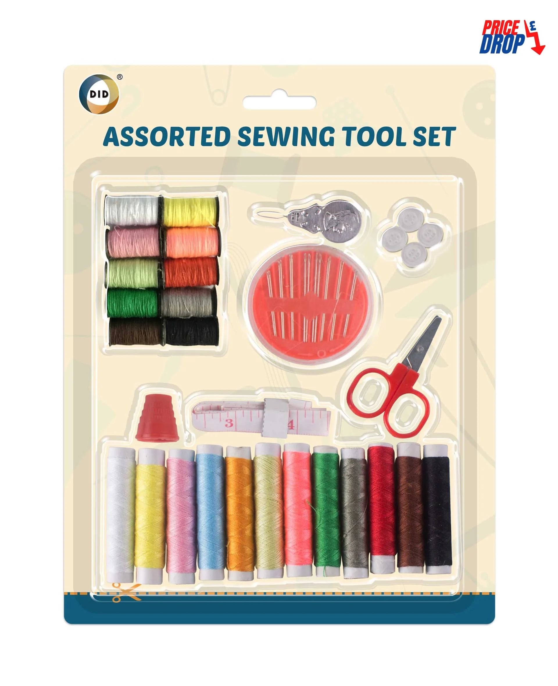 DID Assorted Sewing Tool Set 31pcs