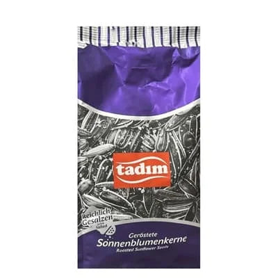 Tadim Black Roasted Sunflower Seeds (Purple) 12 x 270g