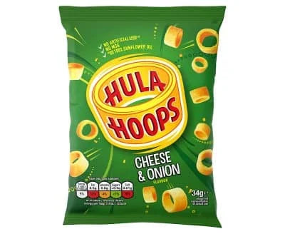Hula Hoops Cheese & Onion 32 x 43g