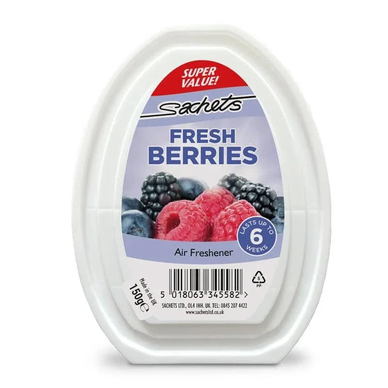 Sachets Gel Air Freshner Fresh Berries 12 x 150g