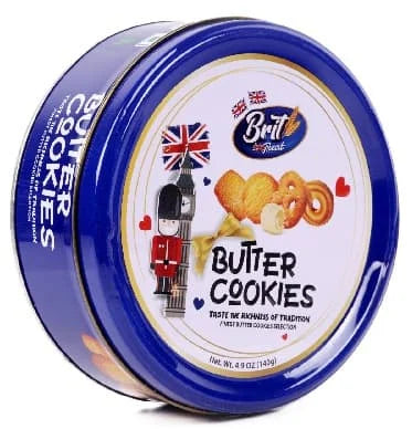 Brit Treat Butter Blue Tin Cookies 140g