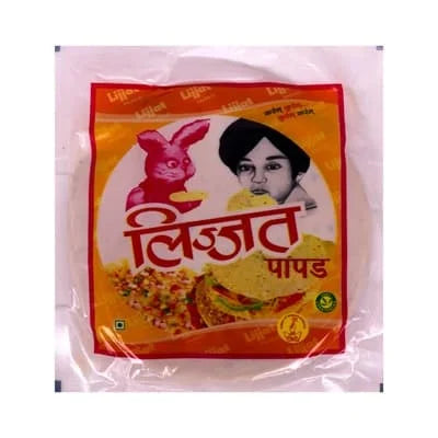 Lijjat Papad - Green Chilli 20 x 200g