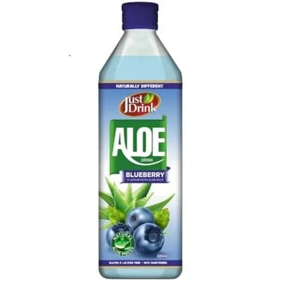 Just Drink Blueberry Aloe Vera 12 x 500ml