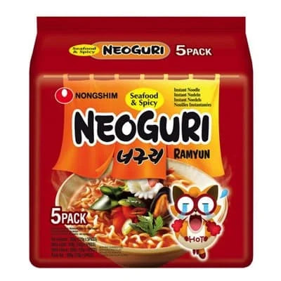 Nongshim Neoguri Hot Ramyun Noodles 5s 560g