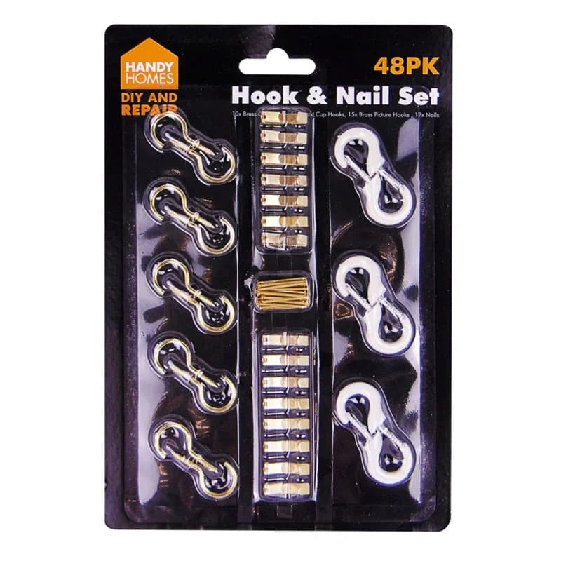 Mixed Hooks & Nail Set 1s