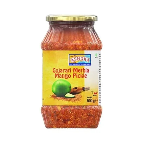 Ashoka Gujarati Methia Mango Pickle 2for3 6 x 500g