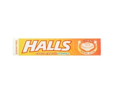 Halls Mentho-Lyptus Citrus S/F 20 x 32g