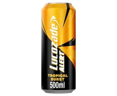 Lucozade Alert Tropical Cans 12 x 500ml