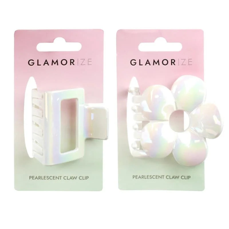 Pearlscent Design Medium Claw Hair Clips 1pk
