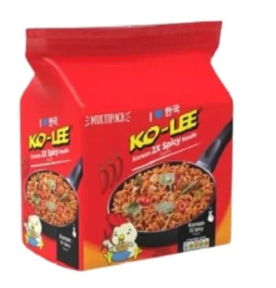 Ko-Lee Korean Noodles - X2 Spicy 6 x 4x70g