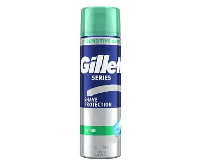 Gillette Sensitive Shave Gel With Aloe 6 x 200ml
