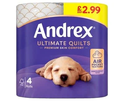 Andrex Ultimate Quilts Toilet Roll 6 x 4pk