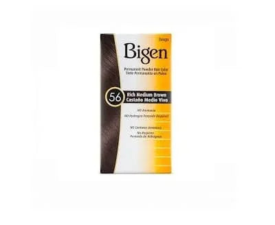 Bigen Med Brown 56 10 x 1s