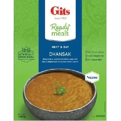 Gits Heat & Eat Dhansak 10 x 300g