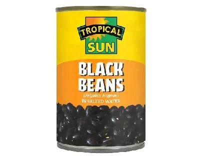 Tropical Sun Black Beans Tins 12 x 400g