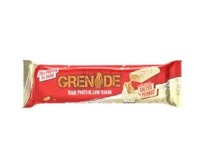 Grenade White Chocolate Salted Peanut Protein Bar 12 x 60g