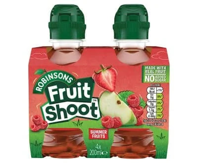 Fruit Shoot Summer Fruit NAS MP 6 x 4x200ml