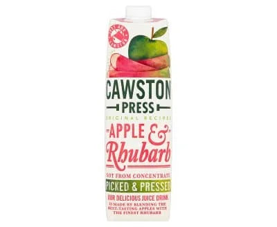 Cawston Press Apple & Rhubarb Juice 6 x 1ltr