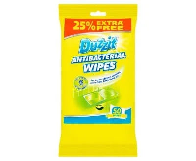 151 Duzzit Ant Bacterial Wipes 50s