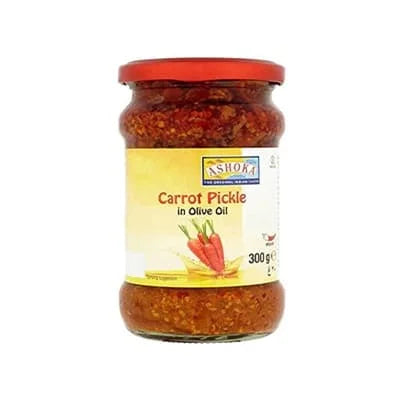Ashoka Carrot Pickle In Olive Oil 6 x 300g