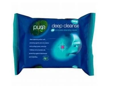 Pure Deep Cleanse Wipes 25s 12s