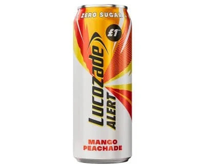 Lucozade Alert Mango Cans 12 x 500ml