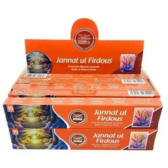 Heera Incence Stick - Jannat Ul Firdous 12 x 15g