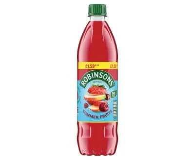 Robinsons Summer Fruits Squash NAS PMP1.59 12 x 750ml